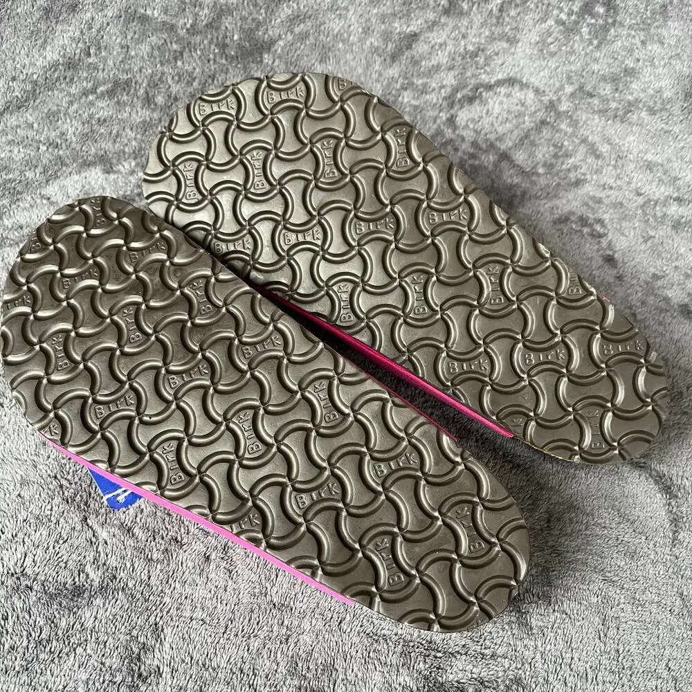 Birkenstock Sandals Arizona Suede Hot Pink NWT (no box) size 39 womens 8 - Picture 6 of 6